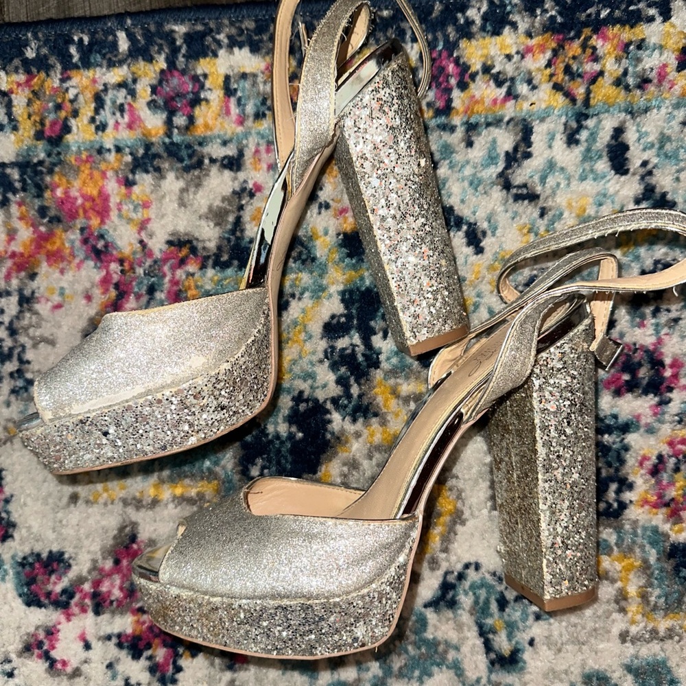 Sparkly party heels